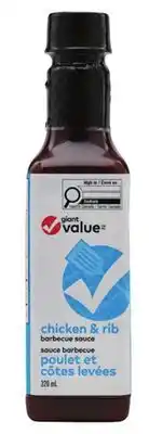 Giant Tiger Giant Value barbecue sauce offer
