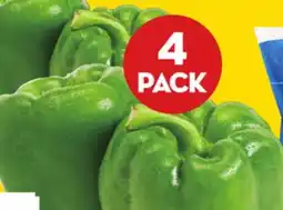 Giant Tiger 4 pack green peppers offer