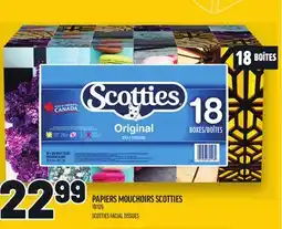 Metro PAPIERS MOUCHOIRS SCOTTIES | SCOTTIES FACIAL TISSUES offer