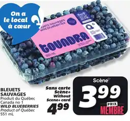 IGA WILD BLUEBERRIES offer