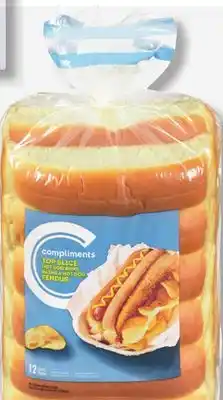 IGA COMPLIMENTS HOT-DOG BUNS offer