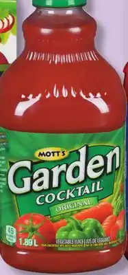 IGA MOTT'S GARDEN COCKTAIL offer