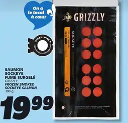 IGA GRIZZLY FROZEN SMOKED SOCKEYE SALMON offer