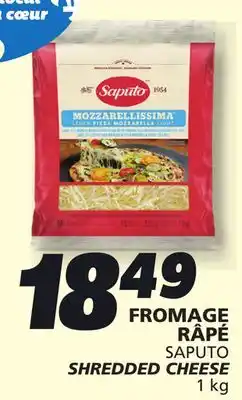 IGA SAPUTO SHREDDED CHEESE offer