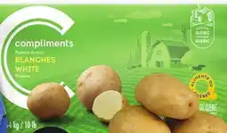 IGA COMPLIMENTS WHITE POTATOES offer