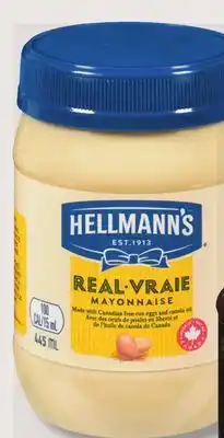 IGA HELLMANN'S MAYONNAISE offer