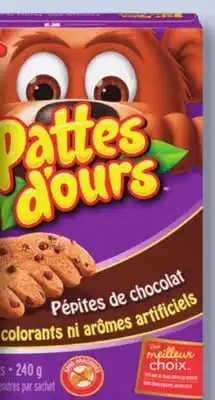 IGA DARE PATTES D'OURS COOKIES offer