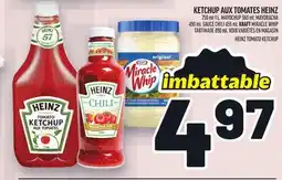 Metro KETCHUP AUX TOMATES HEINZ | HEINZ TOMATO KETCHUP offer