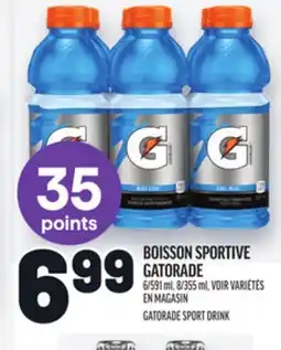 Metro BOISSON SPORTIVE GATORADE | GATORADE SPORT DRINK offer