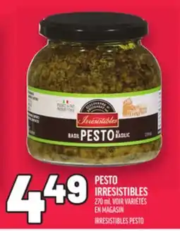Metro PESTO IRRESISTIBLES | IRRESISTIBLES PESTO offer