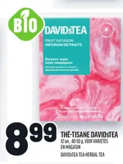Metro THÉ-TISANE DAVIDSTEA | DAVIDSTEA TEA-HERBAL TEA offer