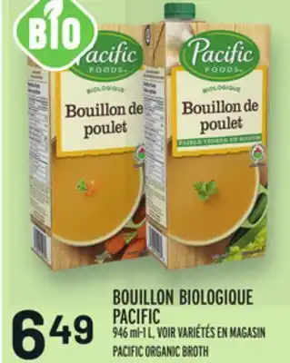 Metro BOUILLON BIOLOGIQUE PACIFIC | PACIFIC ORGANIC BROTH offer