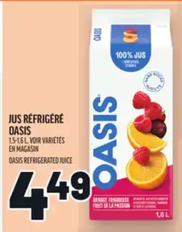 Metro JUS RÉFRIGÉRÉ OASIS | OASIS REFRIGERATED JUICE offer