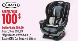 Canadian Tire Graco Extend2Fit Car Seat offer