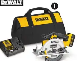 Canadian Tire DEWALT 20V MAX Circular Saw Kit with E-Brake, 6½˝ offer