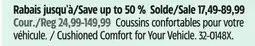 Canadian Tire Cushioned Comfort for Your Vehicle offer