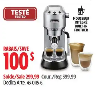 Canadian Tire DeLonghi Dedica Arte offer