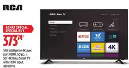 Canadian Tire RCA 50 4K Roku Smart TV with HDMI Input offer
