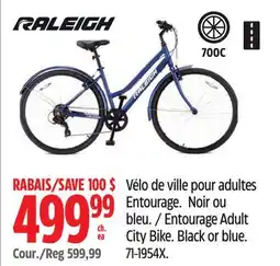 Canadian Tire RALEIGH Entourage Adult City Bike offer