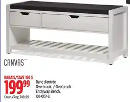 Canadian Tire CANVAS Overbrook Entryway Bench offer