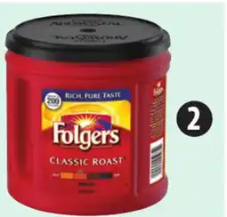 Canadian Tire Folgers Classic Roast Coffee, 816g offer