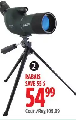 Canadian Tire Yukon Gear 15-45x Spotting Scope offer