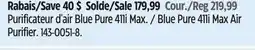 Canadian Tire Blue Pure 411i Max Air Purifier offer