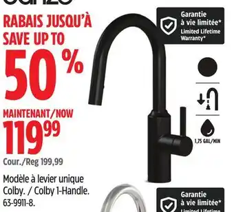 Canadian Tire DANZE Colby 1-Handle offer