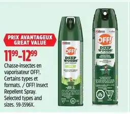 Canadian Tire OFF! Insect Repellent Spray offer