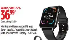 Canadian Tire ApexFit Smart Watch with Touchscreen Display offer