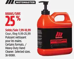 Canadian Tire MotoMaster Heavy-Duty Hand Cleaner offer