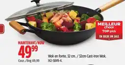 Canadian Tire PADERNO 32cm Cast-Iron Wok offer