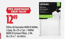 Canadian Tire NOMA MERV 8 Furnace Filters 2-Pk offer