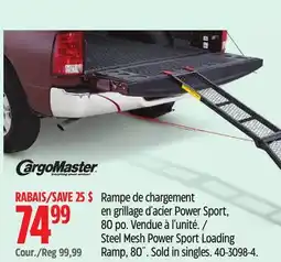 Canadian Tire CargoMaster Steel Mesh Power Sport Loading Ramp, 80˝ offer