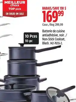 Canadian Tire Vida by PADERNO Non-Stick Cookset, Black offer