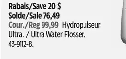 Canadian Tire Waterpik Ultra Water Flosser offer