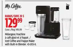 Canadian Tire Mr. Coffee Iced Coffee and Frappe Maker with Built-in Blender offer