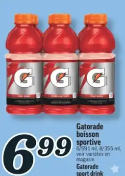 Marché Richelieu GATORADE BOISSON SPORTIVE | GATORADE SPORT DRINK offer