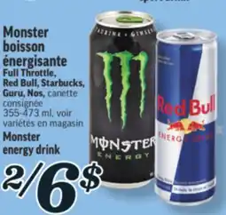 Marché Richelieu Monster boisson énergisante Full Throttle | Monster energy drink offer