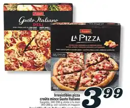 Marché Richelieu Irresistibles pizza croûte mince Gusto Italiano | Irresistibles Gusto Italiano thin crust pizza offer