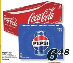 Marché Richelieu Pepsi, Coke | Soft drink offer