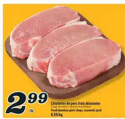 Marché Richelieu CÔTELETTES DE PORC FRAIS DÉSOSSÉES | FRESH BONELESS PORK CHOPS offer