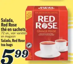 Marché Richelieu SALADA, RED ROSE THÉ EN SACHETS | SALADA, RED ROSE TEA BAGS offer