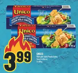 Marché Adonis UNICO THON PÂLE DANS L'HUILE D'OLIVE | TUNA IN OLIVE OI offer