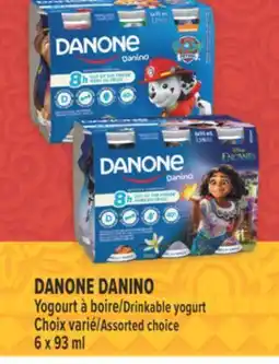 Marché Adonis DANONE DANINO Yogourt à boire |Drinkable yogurt offer