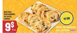 Marché Adonis MINI PIZZA VEGETARIENNES OU TOUTES GARNIES offer