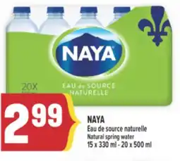 Marché Adonis NAYA EAU DE SOURCE NATURELLE |NATURAL SPRING WATER offer