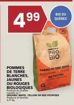 Rachelle-Bery Grocery ORGANIC WHITE, YELLOW OR RED POTATOES offer
