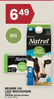 Rachelle-Bery Grocery NATREL ORGANIC BUTTER OR MILK offer