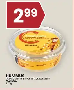 Rachelle-Bery Grocery COMPLIMENTS SIMPLE NATURELLEMENT HUMMUS offer